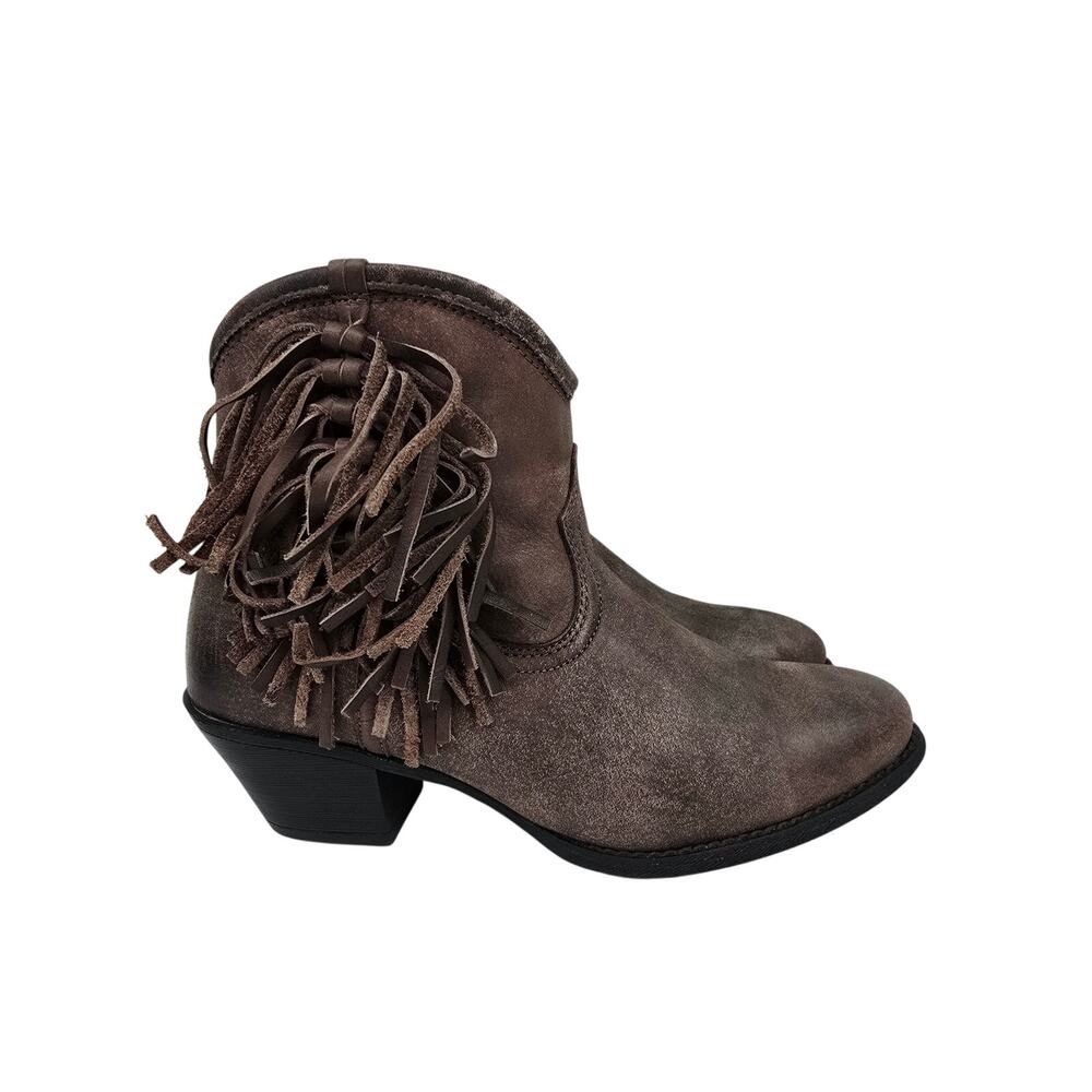 Ariat Women's Duchess Fringe Western Booties Brown 8